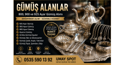 Gümüş Alanlar | 800, 900 ve 925 Ayar Gümüş Alımı
