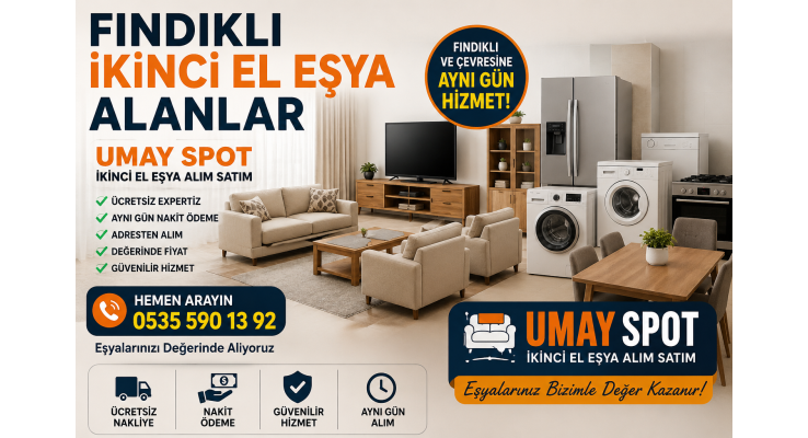 Fındıklı İkinci El Eşya Alanlar | Umay Spot İkinci El Eşya Alım Satım