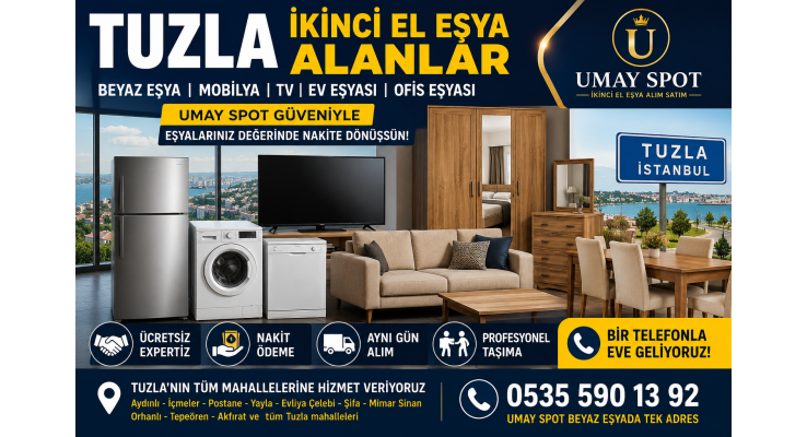 Tuzla İkinci El Eşya Alanlar | Umay Spot